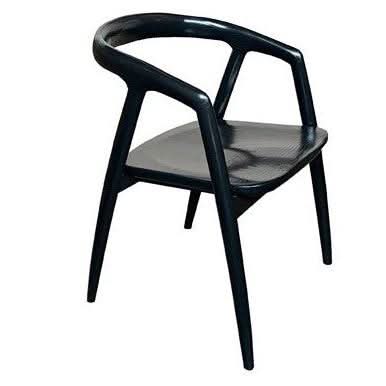 MANFRED  SOLID ASHWOOD CHAIR KITCHEN CHAIR  DINING CHAIR ACCENT CHAIR  BLACK - MyChocolateWood