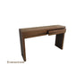 MANHATTAN 2-DRAWER SOLID BLACKWOOD CONSOLE TABLE/HALL CUSTOM MADE TO ORDER - MyChocolateWood