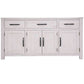 MANLY 158CM 4 DOORS/3 DRAWERS BUFFET/SIDEBOARD IN BRUSHED WHITEWASH - MyChocolateWood