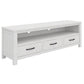 MANLY MOUNTAIN ASH TIMBER TV/ENTERTAINMENT UNIT IN BRUSHED WHITEWASH 166CM - MyChocolateWood