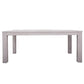 MANLY SOLID MOUNTAIN ASH TIMBER DINING TABLE IN BRUSHED WHITEWASH 225CM - MyChocolateWood