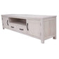 MANLY SOLID MOUNTAIN ASH TV/ENTERTAINMENT UNIT 2 DOORS 2 DRAWERS BRUSHED WHITEWASH COLOUR 216CM - MyChocolateWood
