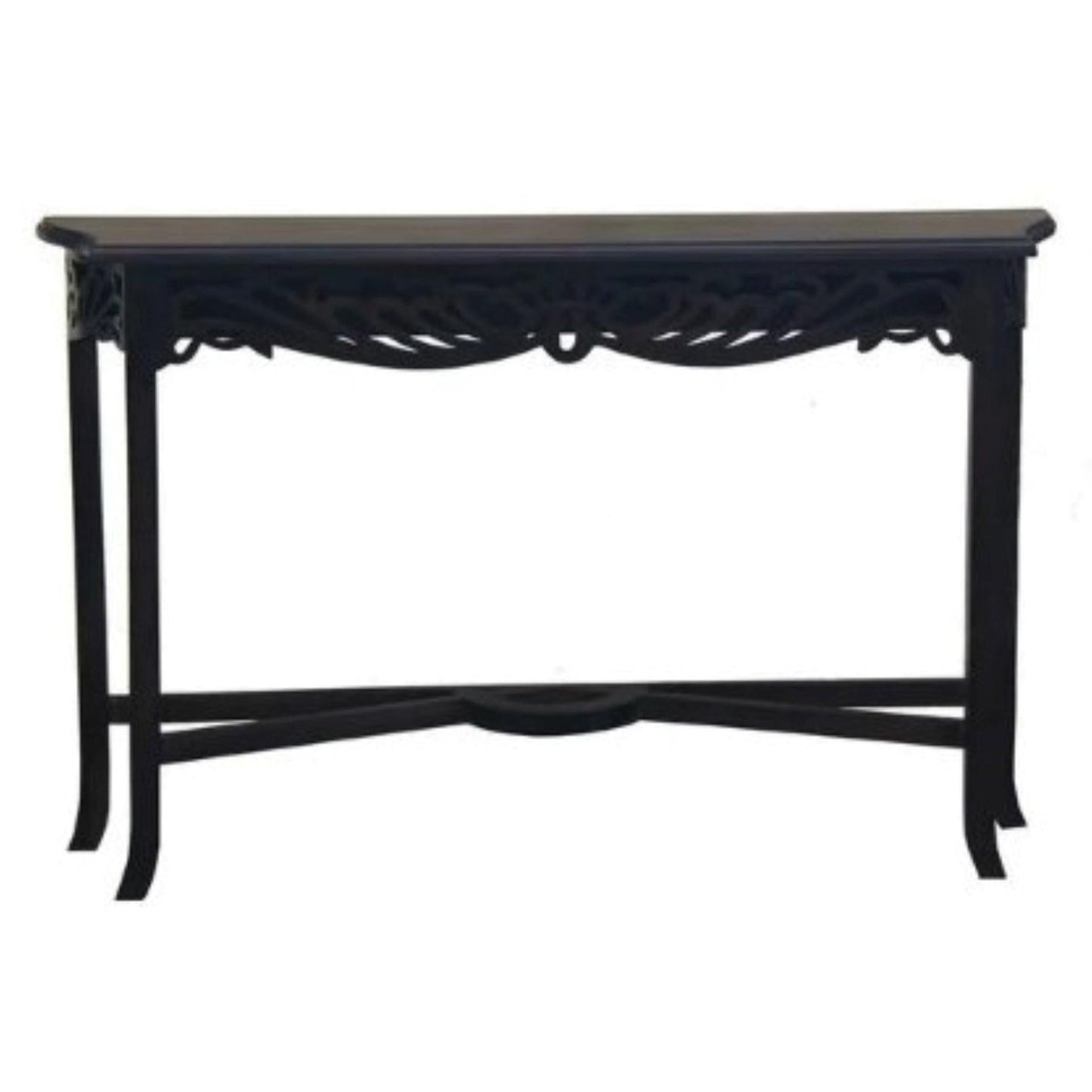 MANOR SOLID MAHOGANY TIMBER CONSOLE TABLE 120CM IN CHOCOLATE - MyChocolateWood