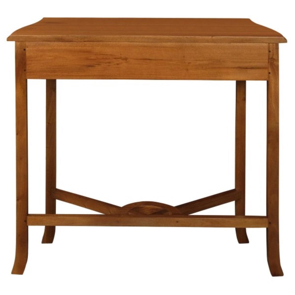 MANOR SOLID MAHOGANY TIMBER CONSOLE TABLE/HALL TABLE IN LIGHT PECAN 82CM - MyChocolateWood