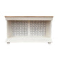 MARAKESH 2 TONE COLOUR CONSOLE/BUFFET - OPEN BACK - IN MANGO WOOD - MyChocolateWood