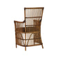 MARIO HAMPTON STYLE RATTAN CANE ARMCHAIR IN ANTIQUE BROWN - MyChocolateWood