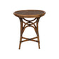 MARIO RATTAN SIDE TABLE /LAMP TABLE - TOBBACO - MyChocolateWood