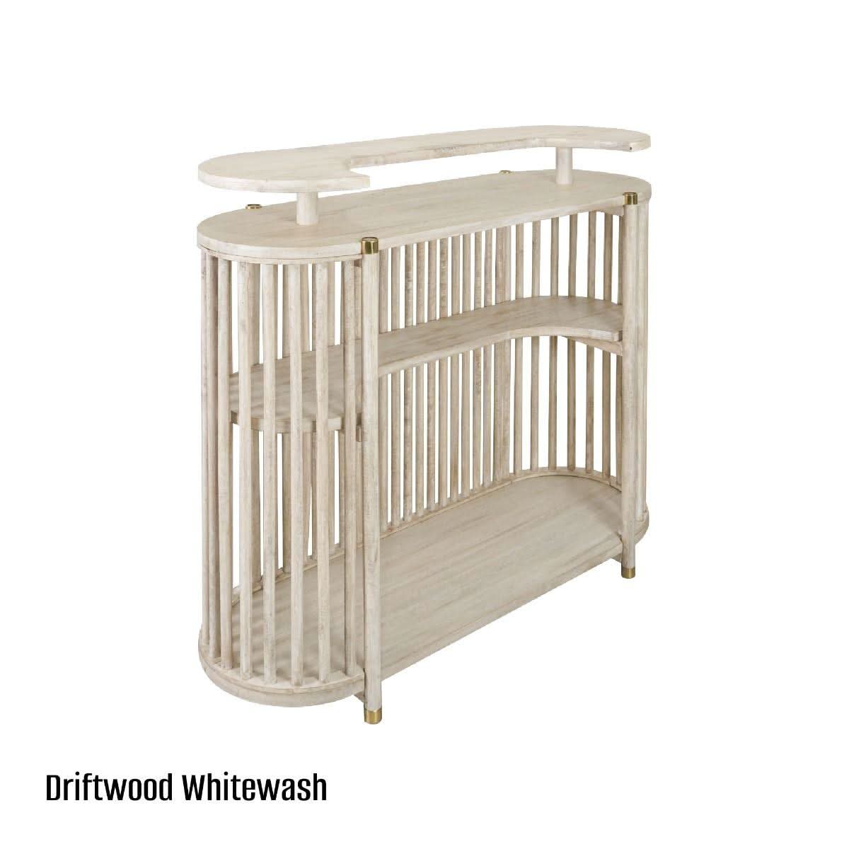 MARLEY MANGO WOOD BAR DRIFTWOOD WHITE - MyChocolateWood