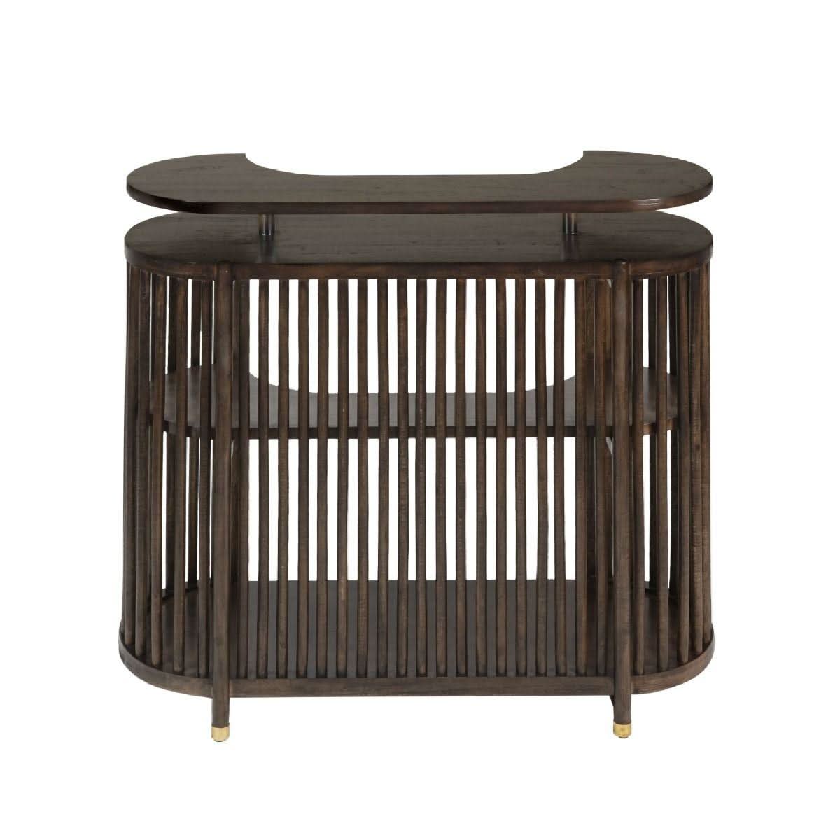 MARLEY MANGO WOOD BAR WALNUT - MyChocolateWood