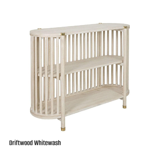MARLEY MANGO WOOD CONSOLE TABLE IN DRIFTWOOD WHITE - MyChocolateWood