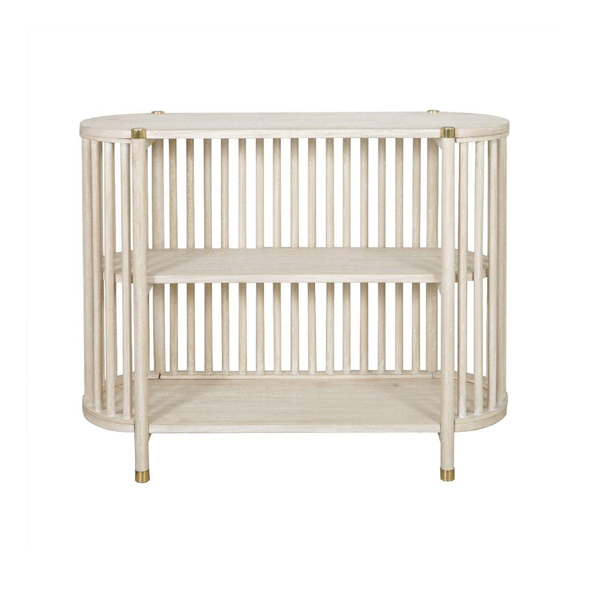 MARLEY MANGO WOOD CONSOLE TABLE IN DRIFTWOOD WHITE - MyChocolateWood