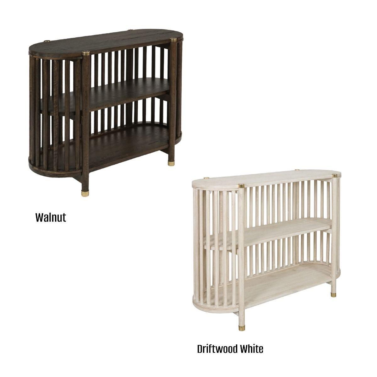 MARLEY MANGO WOOD CONSOLE TABLE IN WALNUT - MyChocolateWood