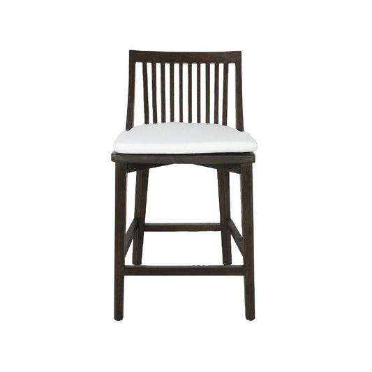 MARLEY MANGO WOOD HAMPTONS COUNTER STOOL WALNUT - MyChocolateWood