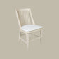 MARLEY MANGO WOOD HAMPTONS DINING CHAIR WHITE DRIFTWOOD - MyChocolateWood