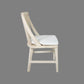MARLEY MANGO WOOD HAMPTONS DINING CHAIR WHITE DRIFTWOOD - MyChocolateWood
