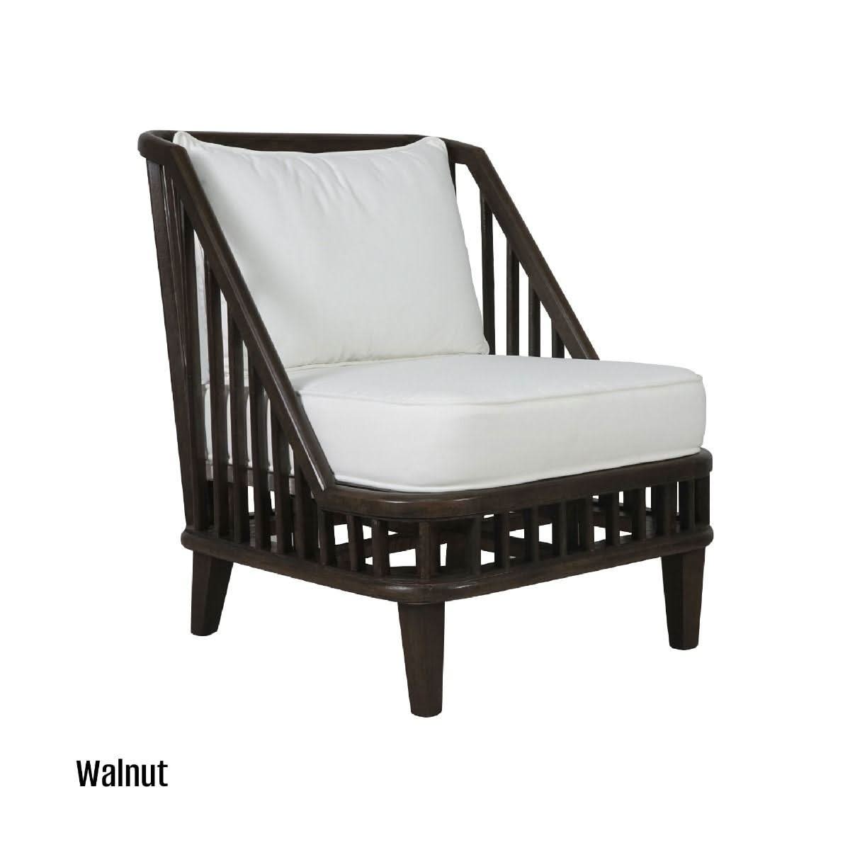 MARLEY MANGO WOOD LOUNGE CHAIR EASY CHAIR IN WALNUT - MyChocolateWood