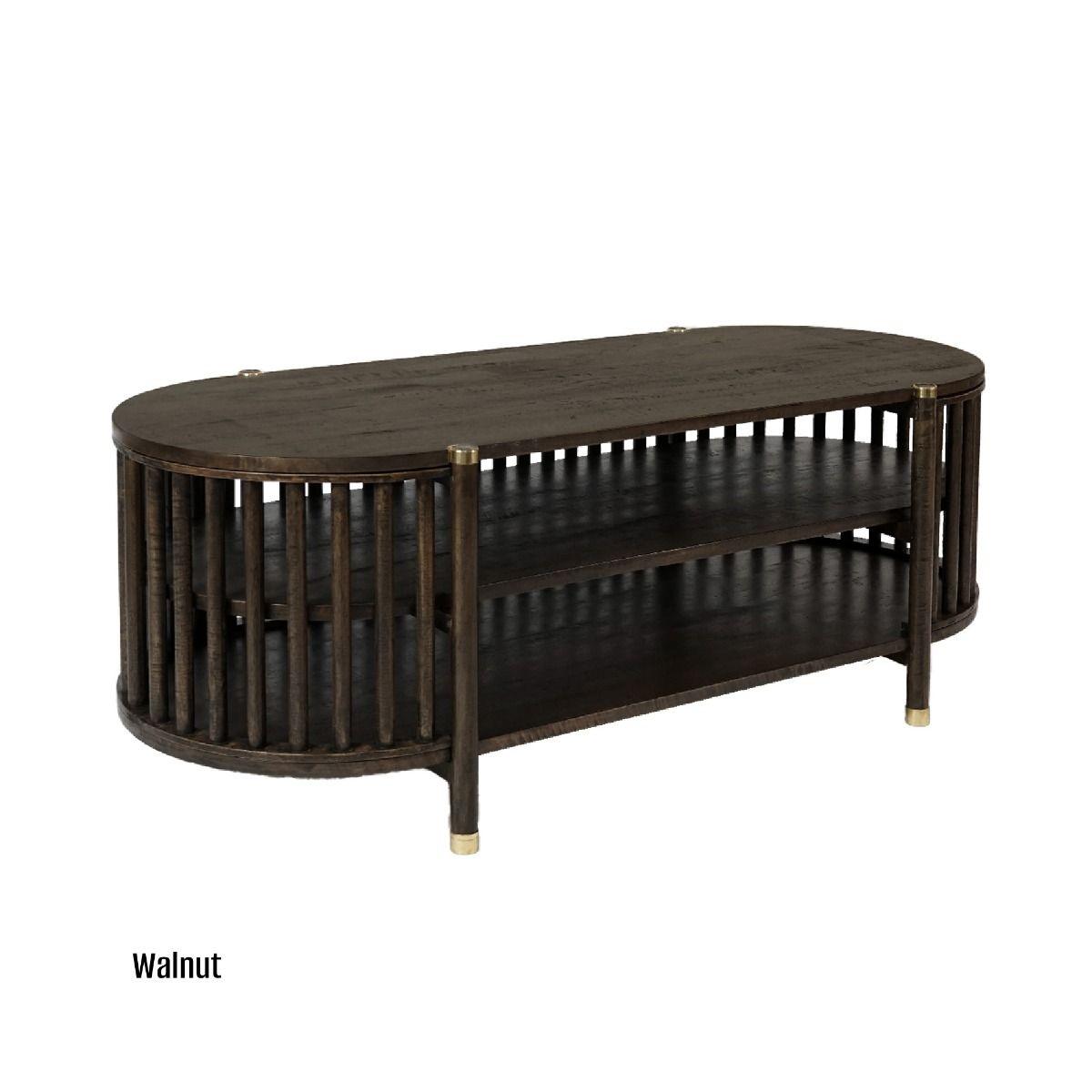 MARLEY MANGO WOOD TV UNIT WALNUT - MyChocolateWood