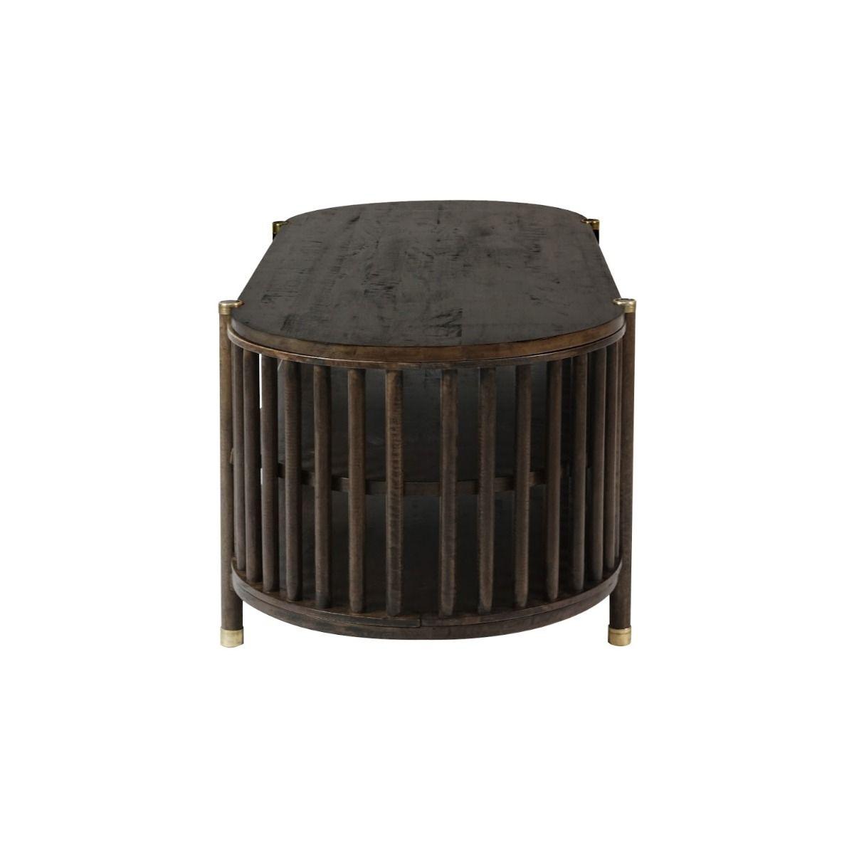 MARLEY MANGO WOOD TV UNIT WALNUT - MyChocolateWood