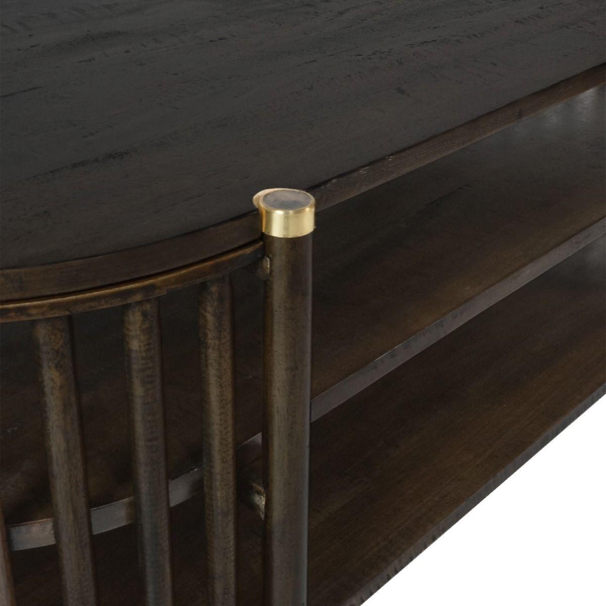 MARLEY MANGO WOOD TV UNIT WALNUT - MyChocolateWood