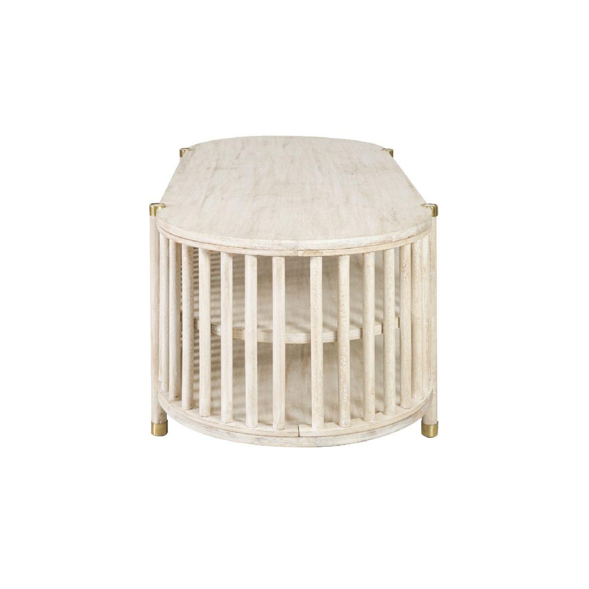 MARLEY MANGO WOOD TV UNIT WHITE DRIFTWOOD - MyChocolateWood