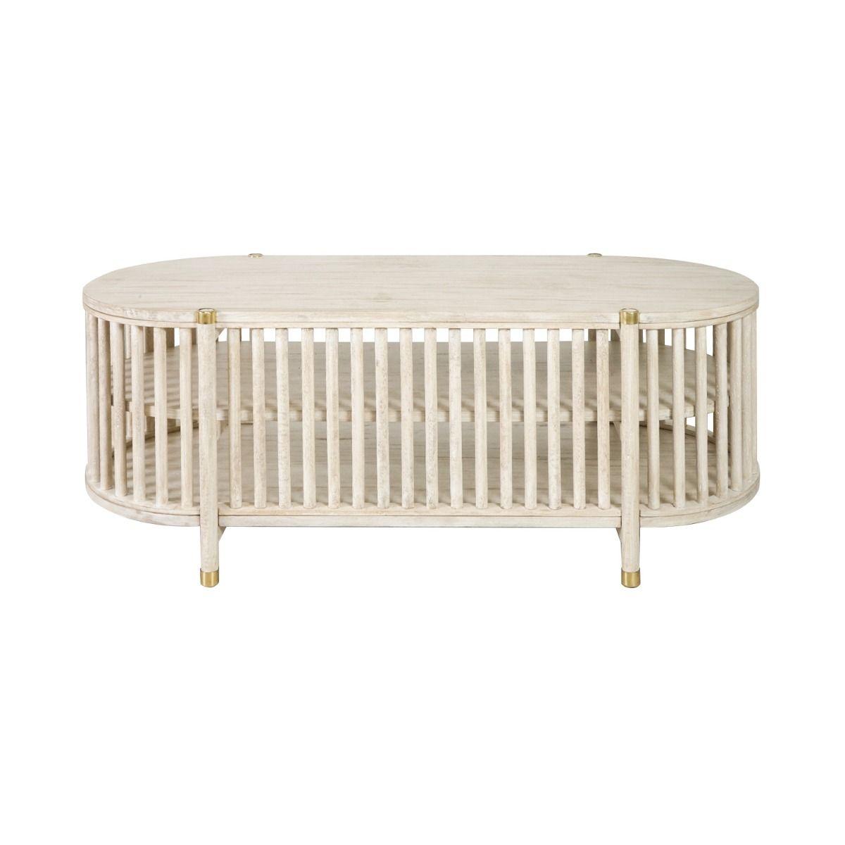 MARLEY MANGO WOOD TV UNIT WHITE DRIFTWOOD - MyChocolateWood