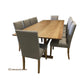 MARLOW SOLID TASSIE OAK 11 PIECE DINING SUITE MADE TO ORDER LOCALLY - MyChocolateWood
