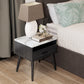 MARNI 1-DRAWER 1-NICHE BEDSIDE TABLE  ESPRESSO