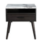 MARNI 1-DRAWER 1-NICHE BEDSIDE TABLE  ESPRESSO