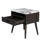 MARNI 1-DRAWER 1-NICHE BEDSIDE TABLE  ESPRESSO