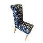 MARYLAND WARWICK ONYX VIVALDI FABRIC DINING CHAIRS MADE TO ORDER - MyChocolateWood
