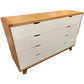 MAXWELL 8 DRAWER TASSIE OAK DRESSER IN CLEAR LACQUER MADE TO ORDER - MyChocolateWood