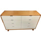 MAXWELL 8 DRAWER TASSIE OAK DRESSER IN CLEAR LACQUER MADE TO ORDER - MyChocolateWood