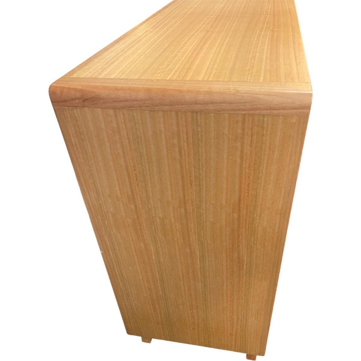 MAXWELL 8 DRAWER TASSIE OAK DRESSER IN CLEAR LACQUER MADE TO ORDER - MyChocolateWood