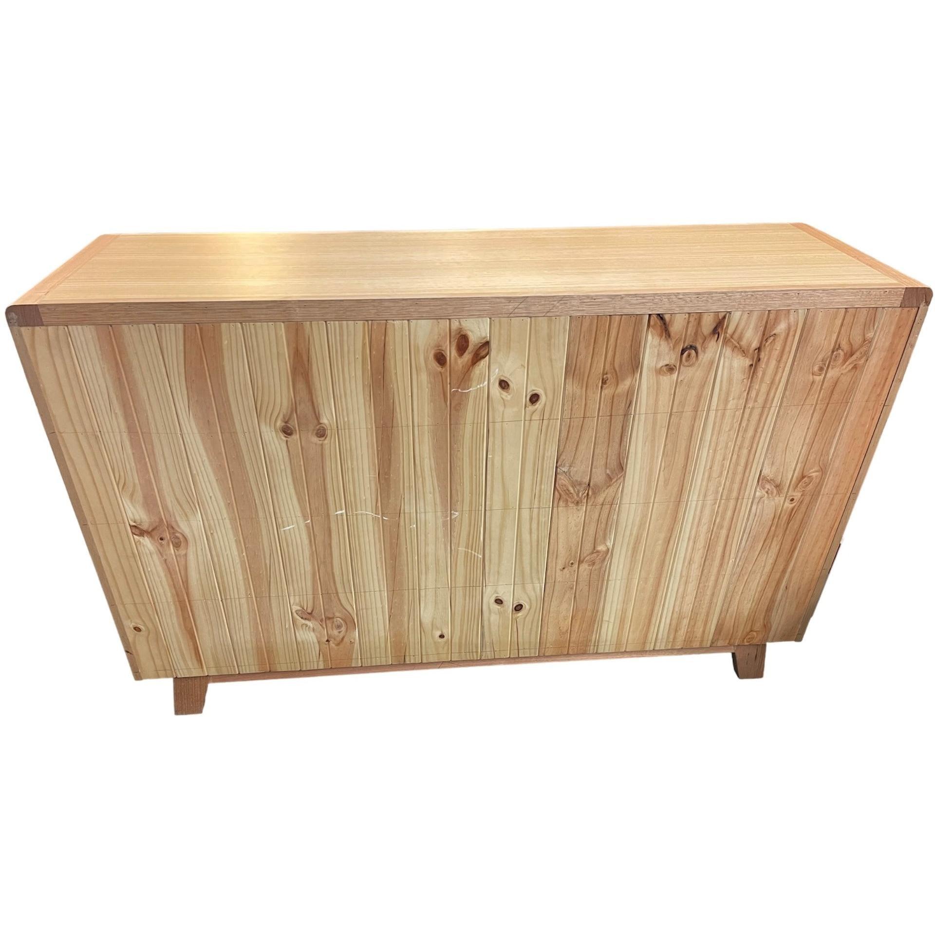 MAXWELL 8 DRAWER TASSIE OAK DRESSER IN CLEAR LACQUER MADE TO ORDER - MyChocolateWood