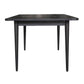 MEDRANO OAK DINING TABLE SANDBLASTED BLACK 180CM - MyChocolateWood