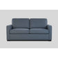MELINDA FABRIC PULLOUT SOFA BED WITH MEMORY FOAM QUEEN MATTRESS IN INK - MyChocolateWood