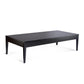 MELINDA TASSIE OAK COFFEE TABLE IN BLACK FINISH AUSTRALIAN CUSTOM MADE - MyChocolateWood