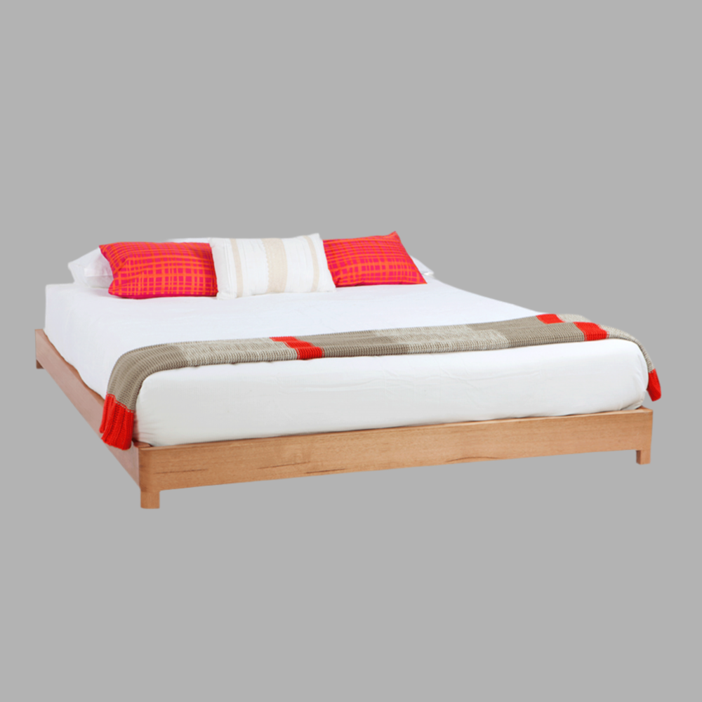 MELODY SOLID PINE SUPER KING ROUNDED CORNERS BED MADE TO ORDER - MyChocolateWood