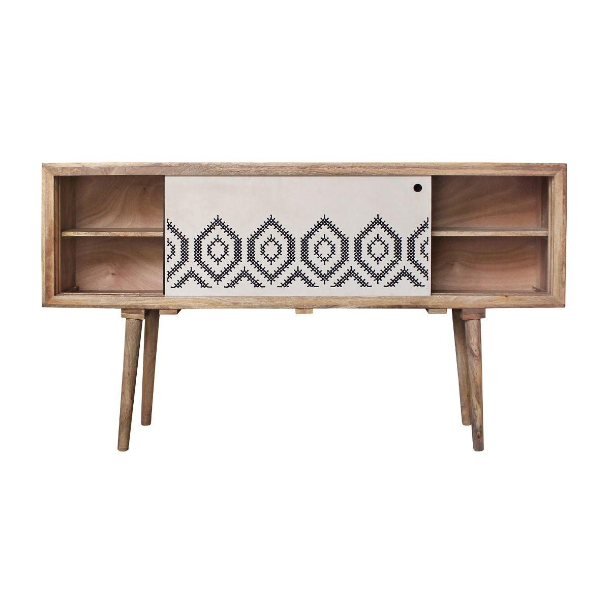 MELONY SOLID MANGO WOOD CONSOLE TABLE/HALL TABLE - MyChocolateWood