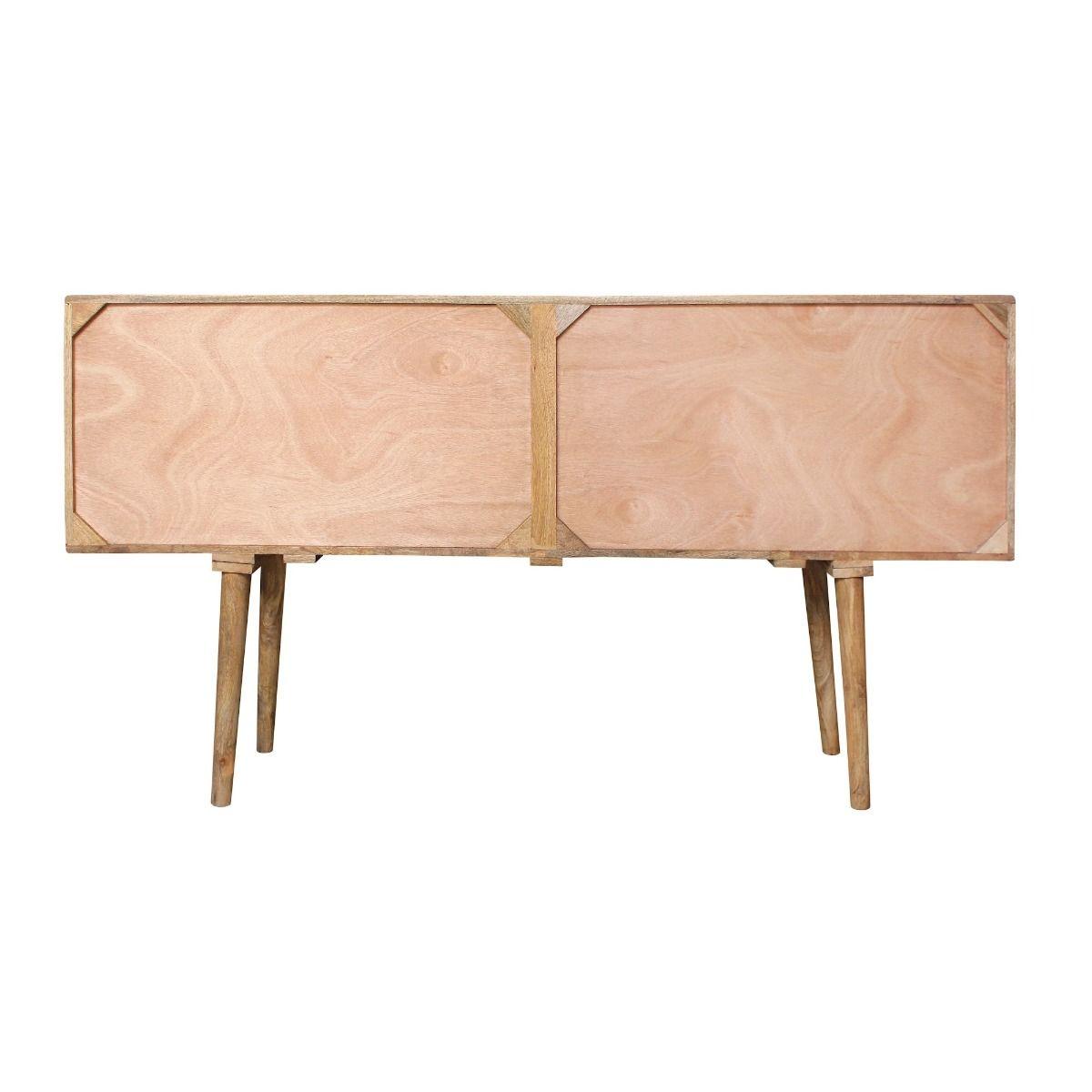 MELONY SOLID MANGO WOOD CONSOLE TABLE/HALL TABLE - MyChocolateWood