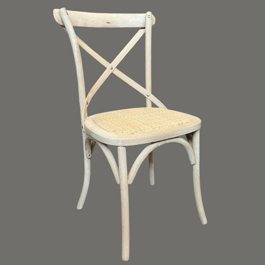 MELROSE ELM WOOD DINING CHAIR RAW FINISH - MyChocolateWood