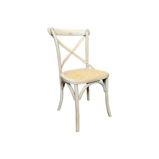 MELROSE ELM WOOD DINING CHAIR RAW FINISH - MyChocolateWood