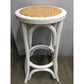 MELROSE OAK BAR STOOL IN WHITE 65CM HIGH - MyChocolateWood