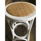 MELROSE OAK BAR STOOL IN WHITE 65CM HIGH - MyChocolateWood