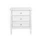 MERCI LARGE BEDSIDE TABLE IN SATIN FINISH - WHITE - MyChocolateWood