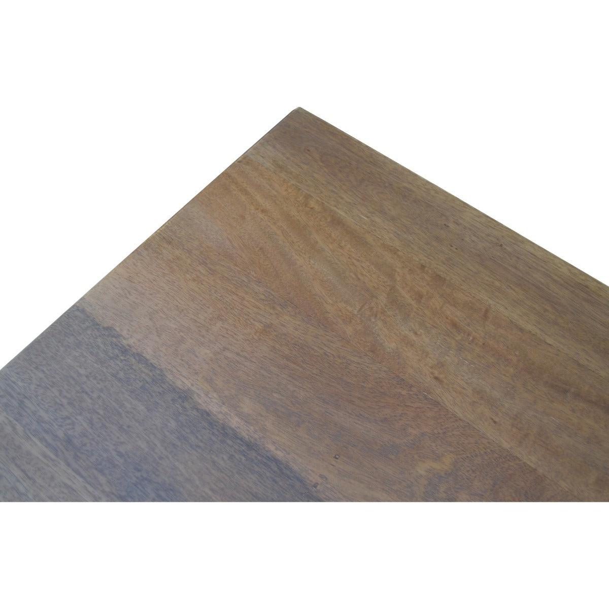 METRO SOLID MANGO WOOD TIMBER SIDE TABLE WITH DRAWER - MyChocolateWood