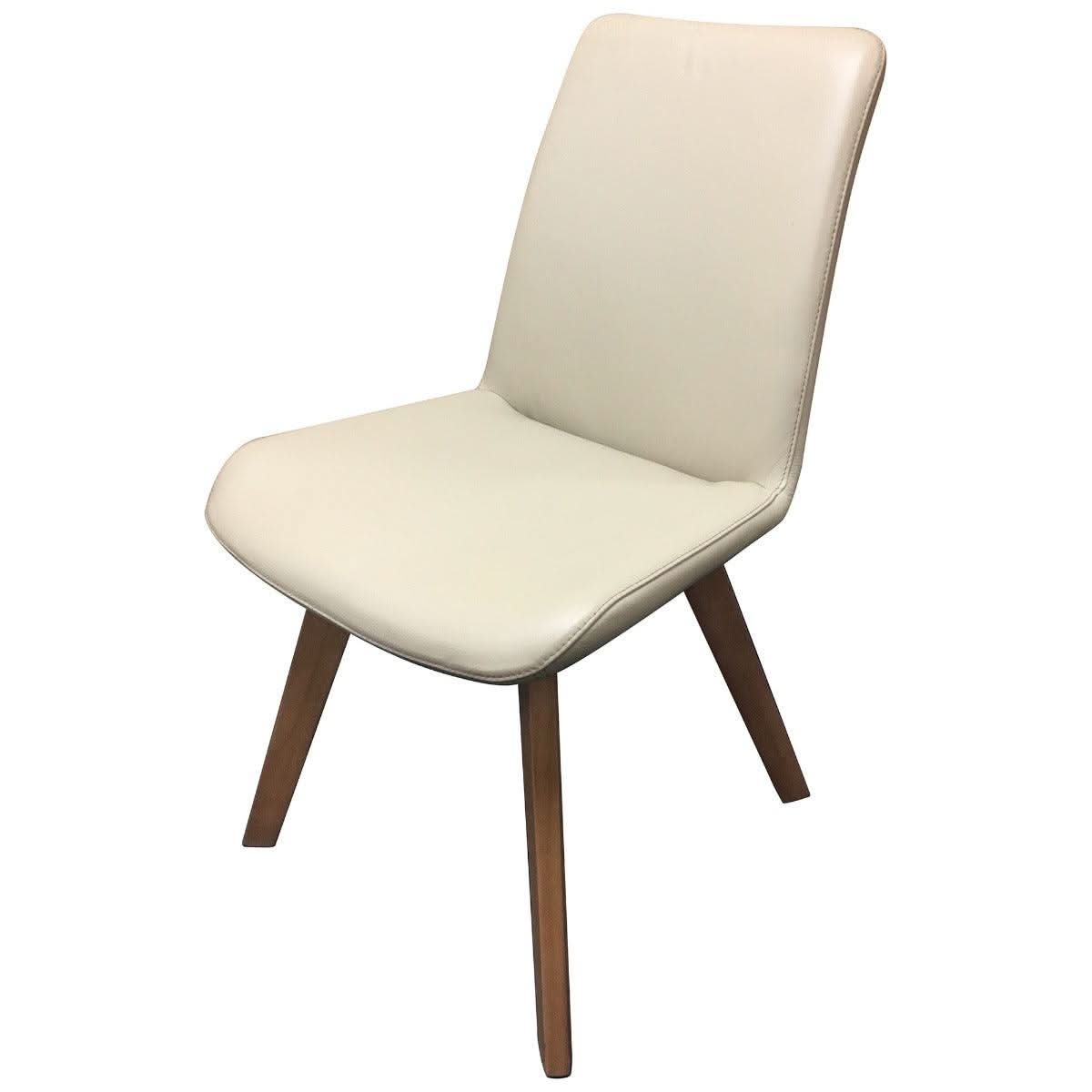 MILA TOP GRAIN LEATHER SWIVEL DINING CHAIR IN MOCHA - MyChocolateWood