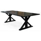 MIRAN DINING TABLE IN SOLID TASSIE OAK AUSTRALIAN CUSTOM MADE 240CM - MyChocolateWood