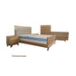 MIRANDA 5 PIECE QUEEN BEDROOM SUITE IN TASSIE OAK CLEAR LACQUER - MyChocolateWood