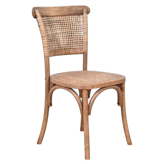 MITCHELL SOLID OAK TIMBER DINING CHAIR NATURAL - MyChocolateWood